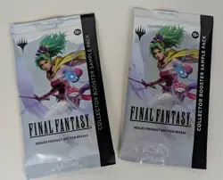 Lot of 2 MTG FINAL FANTASY | Collector Booster SAMPLE Pack | (FIN) | Magic | 2x - Image 1