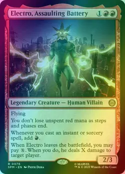 MTG - Electro, Assaulting Battery - SPM 76 - FOIL - NM - Image 1