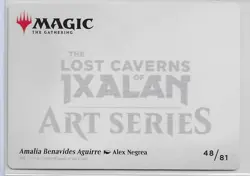 MTG Amalia Benavides Aguirre The Lost Caverns of Ixalan Art Series Magic #48/81 - Image 2