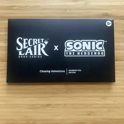 MTG Secret Lair x Sonic the Hedgehog Superdrop: Chasing Adventure (Rainbow Foil) - Image 1