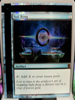 ***FOIL Sol Ring NFC Miscut*** MTG FTV Relics Magic Kid Icarus - Image 1