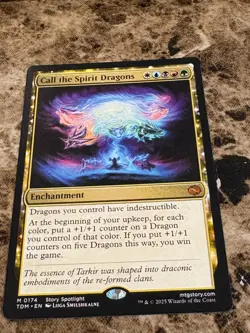 Call the Spirit Dragons Tarkir: Dragonstorm Magic the Gathering MTG - Image 1