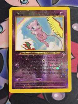 Pokemon Mew TCG 1/18 Southern Islands Reverse Holo Promo. Double SWIRL 💫. NM - Image 1