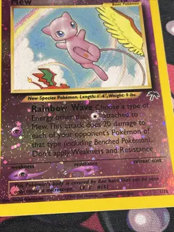 Pokemon Mew TCG 1/18 Southern Islands Reverse Holo Promo. Double SWIRL 💫. NM - Image 4