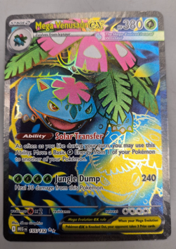 Mega Venusaur Ex 155/132 - Full Art Ultra Rare - Pokemon TCG: Mega Evolution NM - Image 1