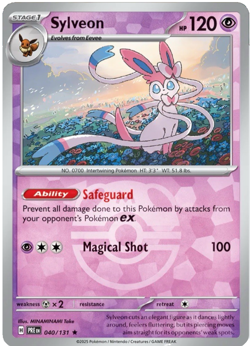 Pokemon TCG Sylveon (Master Ball Pattern) 040/131 Sv: Prismatic Evolutions Holo - Image 1