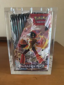 Pokemon TCG: Scarlet & Violet - Paradox Rift Booster Box In Acrylic Case 820650863998 - Image 2