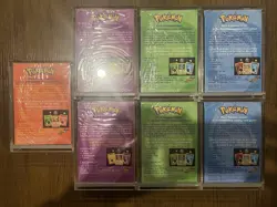 10 Pokemon Base Set Themed Decks 1999 - Factory Sealed w/Acrylic Cases! - Image 3
