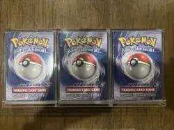 10 Pokemon Base Set Themed Decks 1999 - Factory Sealed w/Acrylic Cases! - Image 4