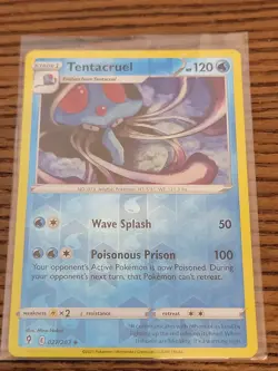 Pokemon Evolving Skies Tentacruel 027/203 REVERSE HOLO PACK FRESH NM - Image 1