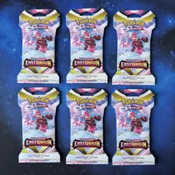 Pokemon TCG Sword & Shield Lost Origin Sleeved Booster Pack x6 - Image 1