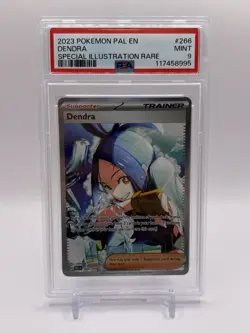 2023 POKEMON PAL EN-PALDEA EVOLVED SPECIAL ILLUSTRATION RARE #266 DENDRA PSA 9 - Image 1