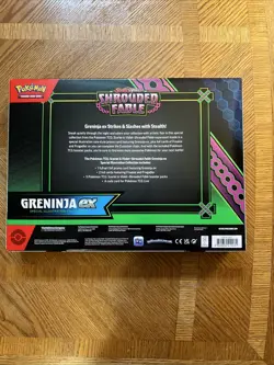 Pokemon Shrouded Fable Greninja EX Special Illustration Collection Box Sealed✅ - Image 3