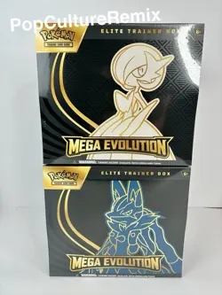 Pokemon TCG Mega Evolution Factory Sealed ETB Set IN HAND Ships Today - Image 1