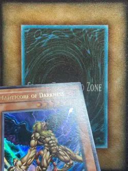 Yugioh Manticore of Darkness IOC-067 Ultra Rare Original Print MP - Image 3