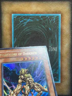 Yugioh Manticore of Darkness IOC-067 Ultra Rare Original Print MP - Image 4