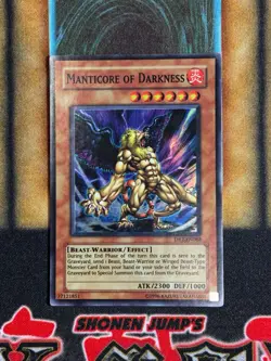 Yugioh Manticore Of Darkness DR2-EN068 Super Rare LP - Image 1