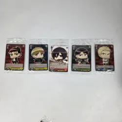Attack on Titan Final Season Weiss Schwarz Promo Card Set Mikasa Eren Armin Levi - Image 1