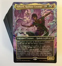 MTG Magic The Gathering Saheeli, Radiant Creator Budget 100 Card Commander Deck - Image 1