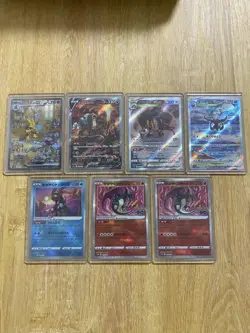 Pokemon Trading Card Game Retired Collection Lot with Sleeves and Deck Shields - Image 2