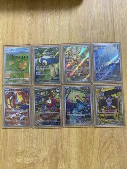 Pokemon Trading Card Game Retired Collection Lot with Sleeves and Deck Shields - Image 5