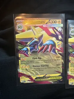 Mega Manectric EX Holo Card Mega Evolutions Pokemon TCG Near mint - Image 1
