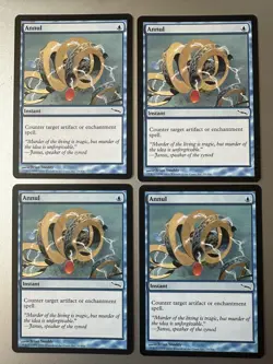 4x Annul (NM) Mirrodin Common MRD Magic the Gathering MTG Playset - Image 1