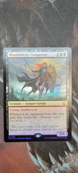 Bloodthirsty Conqueror (FDN (Foil)) - NM - MtG - Image 1