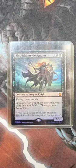 Bloodthirsty Conqueror (FDN (Foil)) - NM - MtG - Image 3