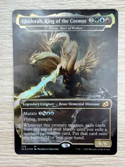 Ghidorah, King of the Cosmos #393 Foil NM Ikoria MTG Godzilla Series - Image 1
