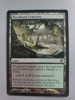 MTG Woodland Cemetery Innistrad Regular Rare - Image 1
