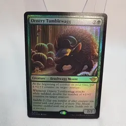 Ornery Tumblewagg MTG Foil Prerelease Promo NM Near Mint Fast Shipping Canadian - Image 1