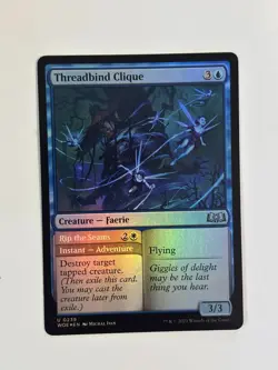 Threadbind Clique Wilds of Eldraine Foil Magic the Gathering MTG - Image 1