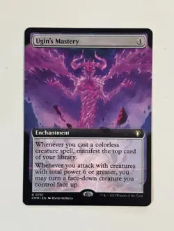 Ugin's Mastery (Extended Art) Commander Masters Magic the Gathering MTG - Image 1