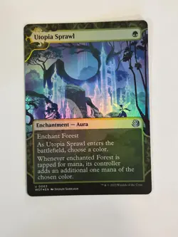 Utopia Sprawl Wilds of Eldraine: Enchanting Tales Foil Magic the Gathering MTG - Image 1