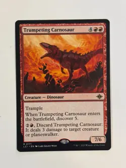 Trumpeting Carnosaur The Lost Caverns of Ixalan Magic the Gathering MTG - Image 1