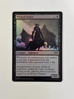 Wicked Visitor Wilds of Eldraine Foil Magic the Gathering MTG - Image 1