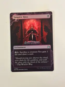 Vampiric Rites Wilds of Eldraine: Enchanting Tales Foil Magic the Gathering MTG - Image 1