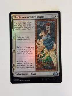 The Princess Takes Flight Wilds of Eldraine Foil Magic the Gathering MTG - Image 1
