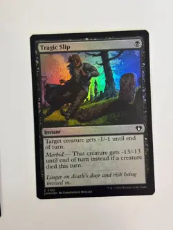 Tragic Slip FOIL Commander Masters Magic the Gathering MTG - Image 1