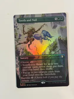 Tooth and Nail (Borderless) Commander Masters Foil Magic the Gathering MTG - Image 1