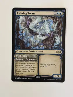 Twining Twins (Showcase) Wilds of Eldraine Magic the Gathering MTG - Image 1