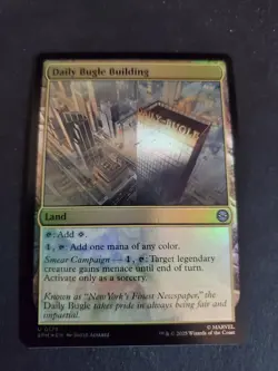 Daily Bugle Building - Marvel’s Spider-Man (SPM) - MTG - FOIL - NM - Image 1