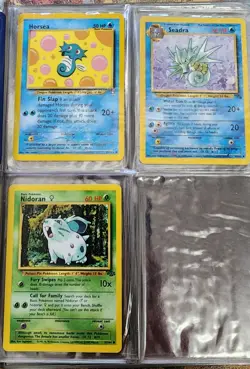 pokemon cards lot 20 vintage holo near mint or better, JU, FO, TR, BS, N1 series - Image 2