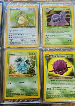 pokemon cards lot 20 vintage holo near mint or better, JU, FO, TR, BS, N1 series - Image 4