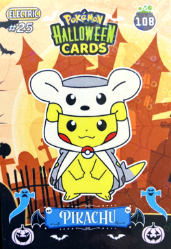 Pikachu Poncho Togedemaru #108 - Circle Holo -Collectoons Halloween 2025-Pokemon - Image 1