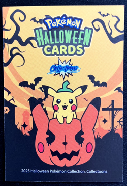 Pikachu Poncho Togedemaru #108 - Circle Holo -Collectoons Halloween 2025-Pokemon - Image 3