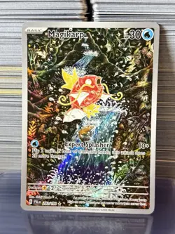 Pokemon 2023 Magikarp Illustration Rare Tag 10 Gem Mint 203/193 Paldea Evolved - Image 3