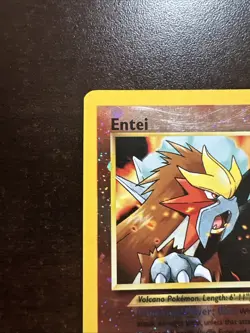 Entei 34 Reverse Cosmos MP Pokemon TCG Blaxk Star Promo WOTC Spell Of The Unown - Image 2