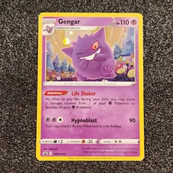 Pokemon TCG - Gengar SWSH052 Black Star Promo Cosmos Holo “Champions Path” LP - Image 1